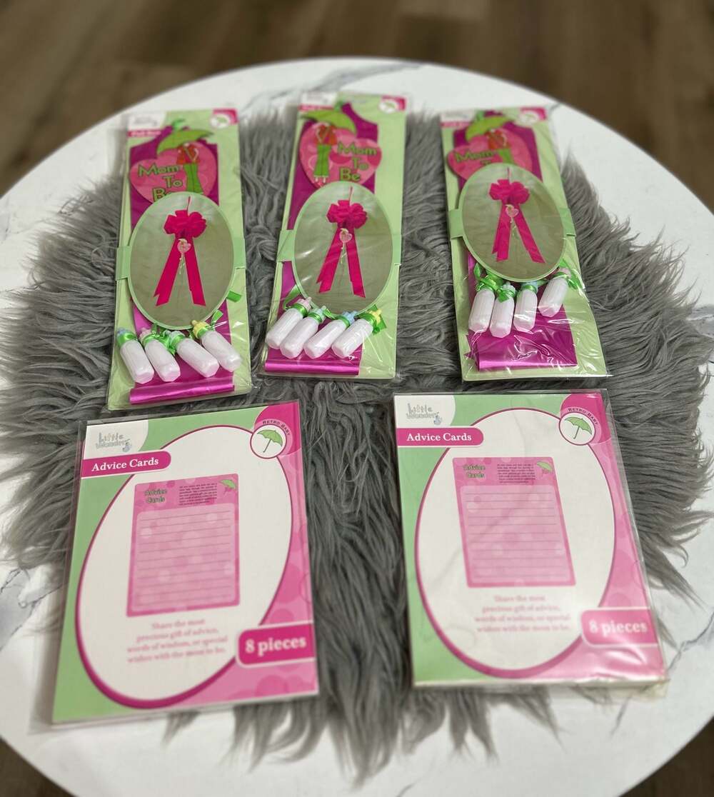 Little Wonders Retro Baby Shower Party Favors Bundle